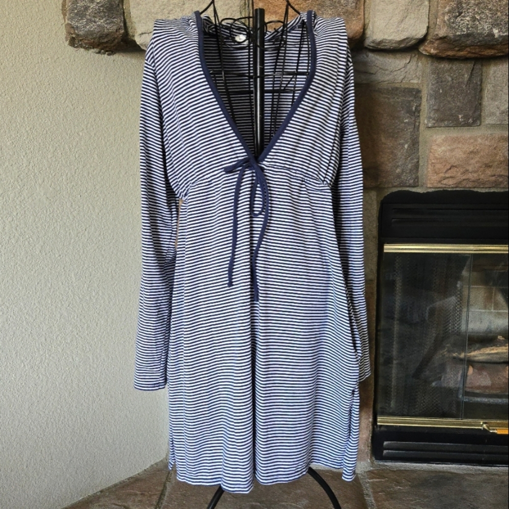 Merona V-Neck Striped Cover-up Mini Dress